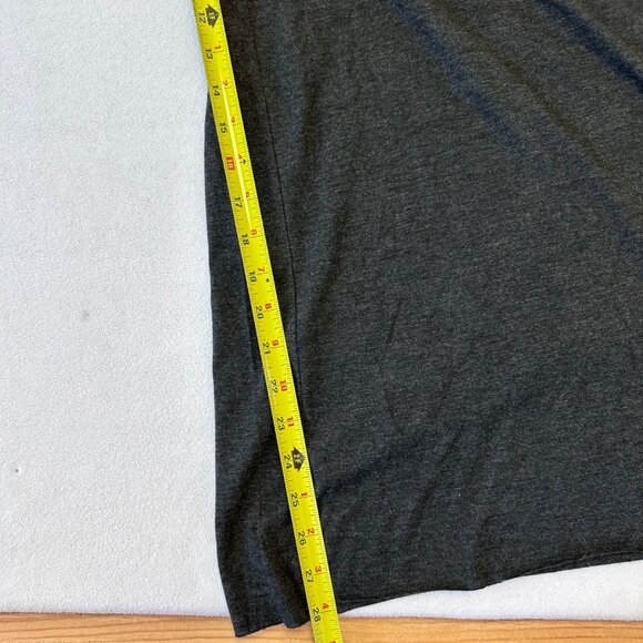 Natural Life Super Wide Leg Overall One Piece Jumper One Size Gray V-Neck Pocket - Picture 10 of 13